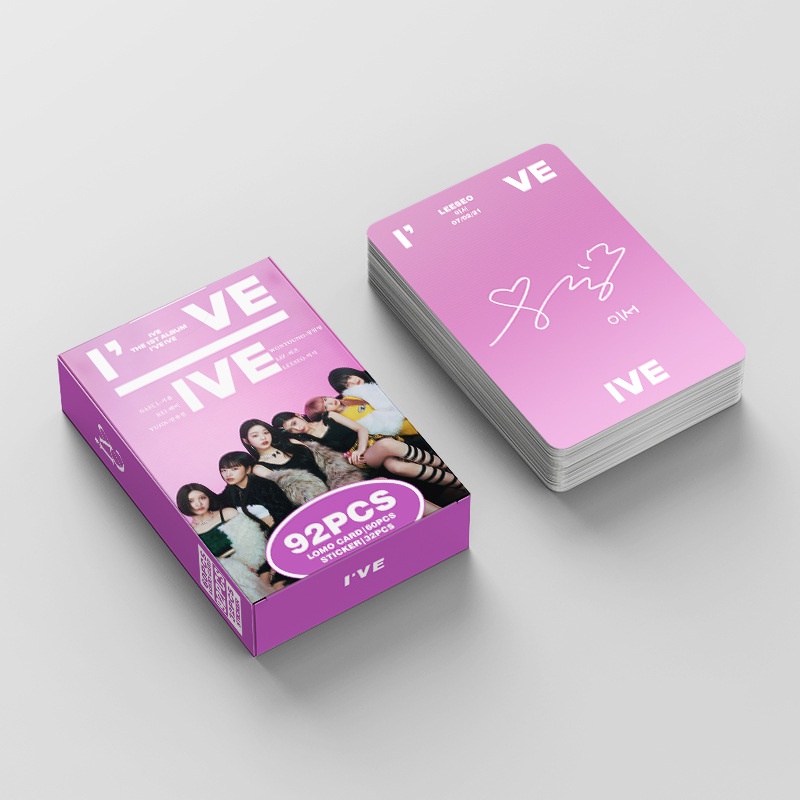 Treasure REBOOT BONA BONA Photocard Lomo Card thẻ 60 chiếc + nhãn dán 32 chiếc