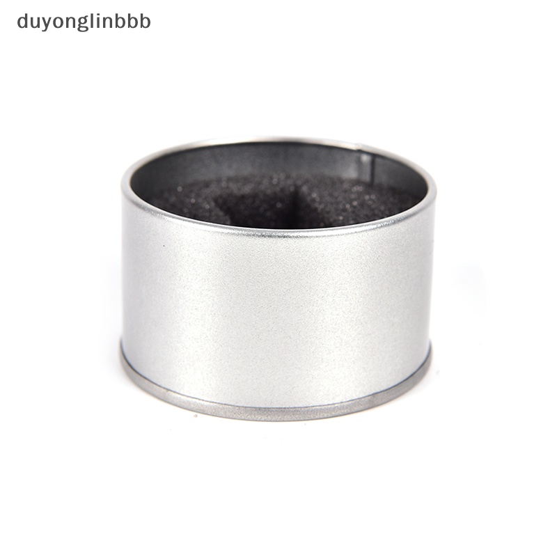 Hộp Tròn Kim Loại Bạc Trưng Bày Đồng Hồ Kích Thước 6.5 * 4cm