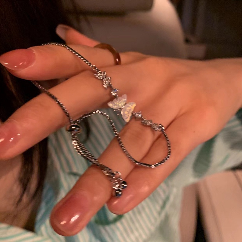 Selense Vòng Tay Hình Bướm Đính Đá zircon Sang Trọng Cho Nữ