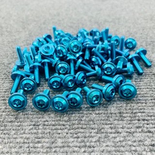 Ốc titanium gr5 đầu dù 6li2 gắng nhiều vị trí xe máy