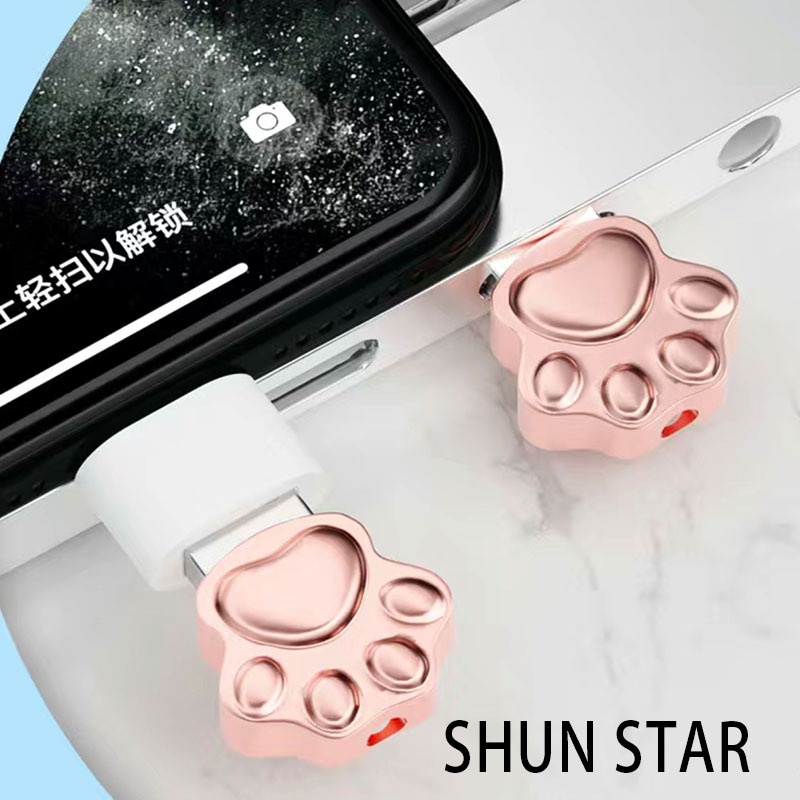 Usb 3.0 1gb 2tb Tốc Độ Cao Hình Chân Mèo Cho Điện Thoại / Máy Tính