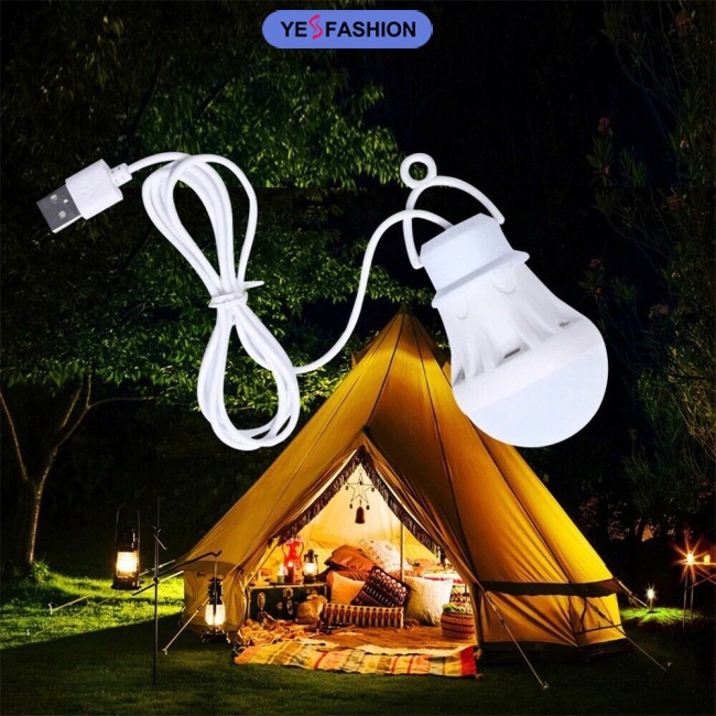 Yesfashion Đèn led usb mini 5v Nhỏ Gọn Siêu Bền Dùng Khi Đi Cắm Trại / Học Tập Ngoài Trời