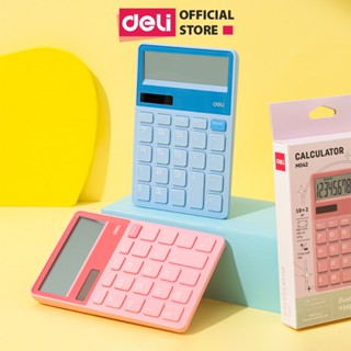 Máy Tính Cầm Tay Phiên Bản Giới Hạn Deli [Sơn Tùng M-TP Limited Collection] - Pin Sử Dụng Lâu Dài - Xanh/ Hồng CM042 HCM