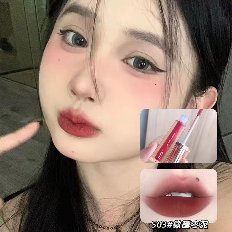 HLLR Son Bóng Màu Nhung Lì Dưỡng Ẩm Kháng Nước Lâu Trôi hazy