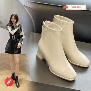 Bốt nữ lửng đế cao hàng đẹp full hộp mã C00