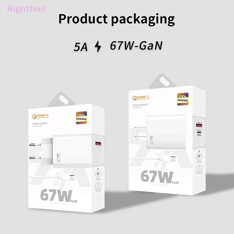 Cốc Sạc Nhanh usb 3.0 67w Cho samsung xiaomi poco iphone 14 13 ipad Mới