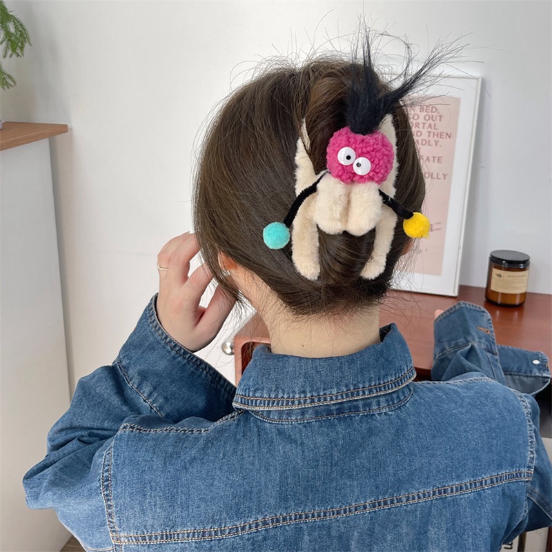 Kẹp Tóc Hình Cá Mập Nhồi Bông Nhiều Màu Dễ Thương qjzb1