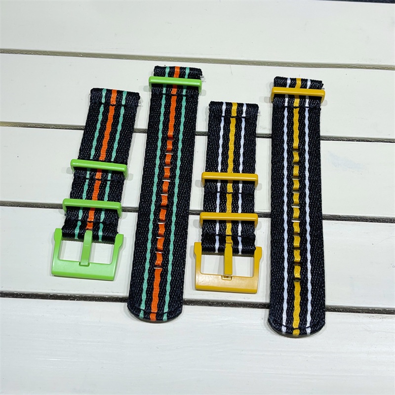 Dây Đeo nylon Chống Nước 22mm Cho Đồng Hồ Thể Thao swatch x blancpain fifty fathoms oceans