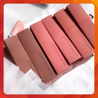 Son môi Herorangechắc tay chất kem lì nhung mịn lâu Trôi Chống nước  mềm môi Herorange Matte lip color
