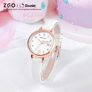 Đồng Hồ Đeo Tay sanrio Hello Kitty Dạ Quang Chống Thấm Nước Dễ Thương Cho Bé