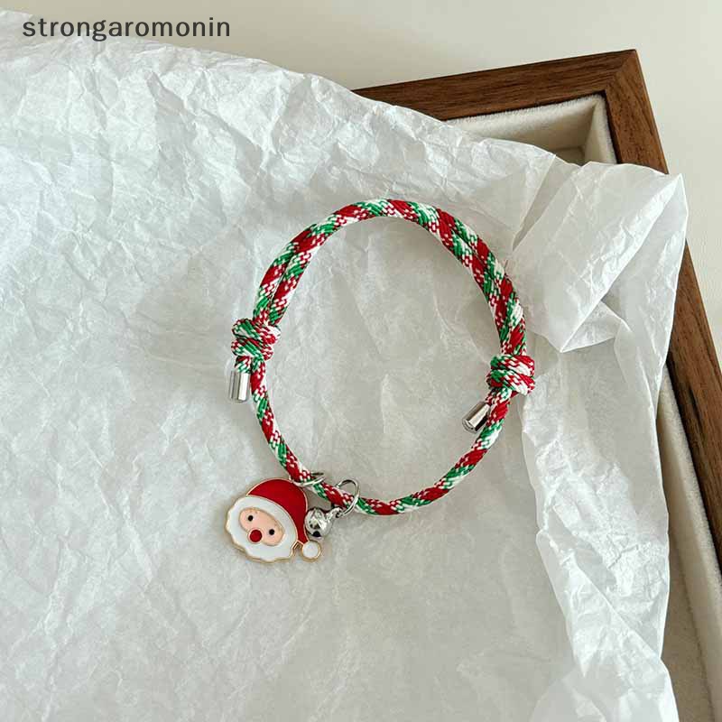 St Vòng Tay Mặt Hình Ông Già Noel Tuần Lộc Chim Cánh Cụt Hoạt Hình Sáng Tạo Có Chuông Điều Chỉnh Được Cho Cặp Đôi Tình Nhân st