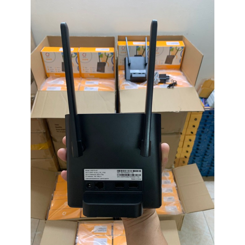 Bộ Phát Wifi Bằng Sim 4G Olax AX9 Pro B Dùng Điện Trực Tiếp  Và Kèm Dùng Pin 4000mah
