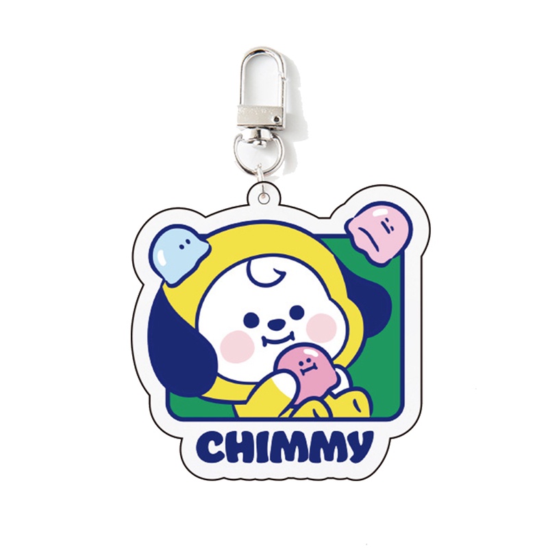 Móc Khóa acrylic Hình Nhóm Nhạc kpop rm jin Supa j-hope jimin v jung kook