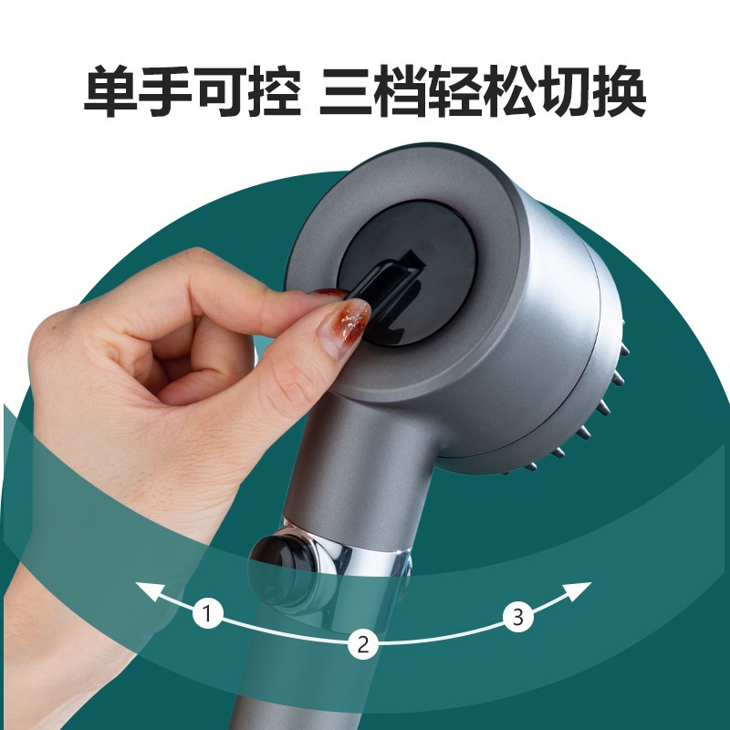 Đầu Vòi Hoa Sen Áp Suất Cao Có Bộ Lọc Tiện Dụng Cho Nhà Tắm