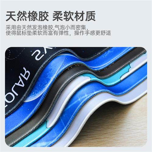 Tấm Lót Chuột Bàn Phím Loại Dày Mềm Mại Dành Cho Nam Và Nữ Đen