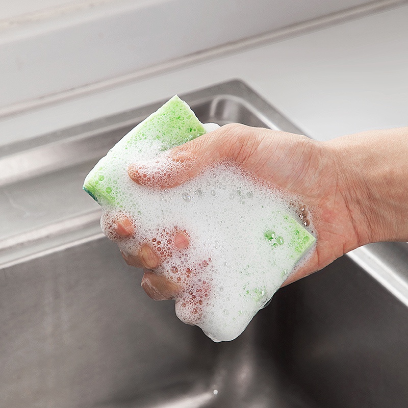 Yuzhi Miếng Bọt Biển Rửa Chén Bằng cotton Phân Hủy Sinh Học Cho Nhà Bếp