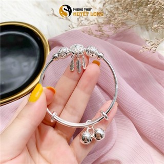 [sẵn] Vòng Tay Lắc Tay Bạc Nữ S925 Kiểu Dream Catcher Thời Trang, Lắc Tay Nữ Bạc, Vòng Tay Nữ [tặng móc khóa]