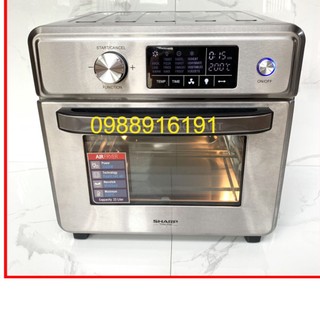 Lò nướng đa năng 2 trong 1 nồi chiên không dầu homely sharp 23l công suất 2000w, tích hợp 16 chế độ chiên - bh 12 tháng