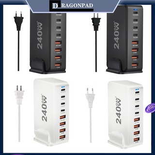 Bộ Chia 4 Cổng Sạc USB A 4 USB C 240W Đa Năng Cho Laptop