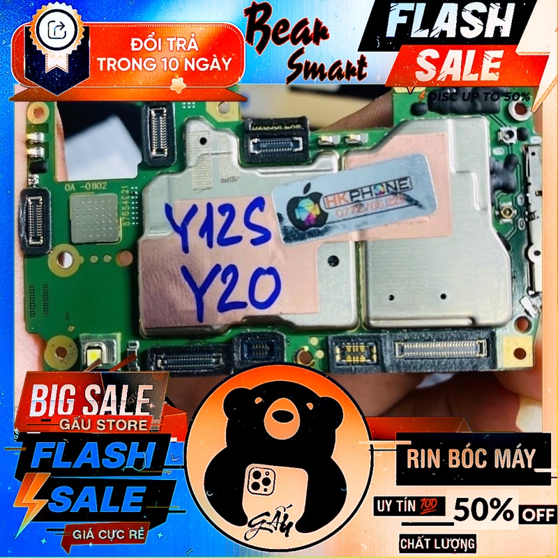 Main Vivo Y12S Y20 Rin bóc máy , Bo mạch Vivo Y12S Y20 , Mainboard Vivo Y12S Y20