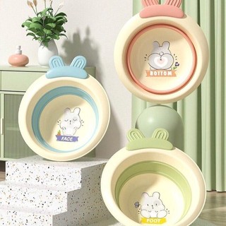 Chậu rửa mặt gấp gọn cho bé - Chậu rửa gấp gọn hình chú thỏ dễ thương