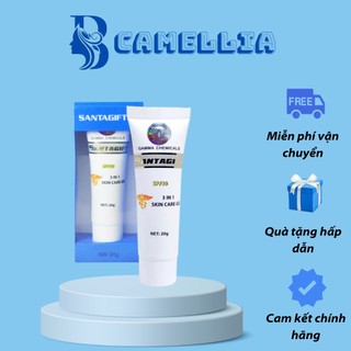 Kem Mụn SANTAGIFT 20gr - Gel giúp giảm mụn - Mờ thâm - Chống nắng