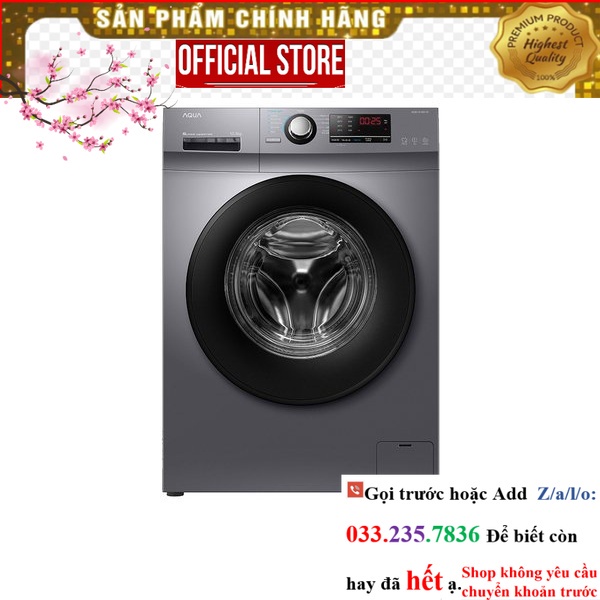 SALE> Máy giặt cửa trước Aqua 10kg AQD-A1051G <
