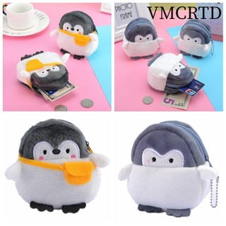 VMCRTD Khóa Hình Chim Cánh Cụt Nhồi Bông Dễ Thương Xinh Xắn