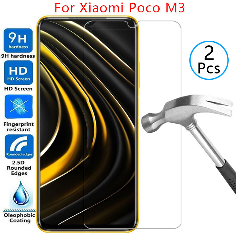 Ốp kính cường lực cho xiaomi poco m3 nắp trên pocom3 m 3 3m n3 điện thoại coque túi ksiomi xiomi xio