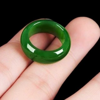 Nhẫn ngọc bích màu ngọc bích cho cặp đôi