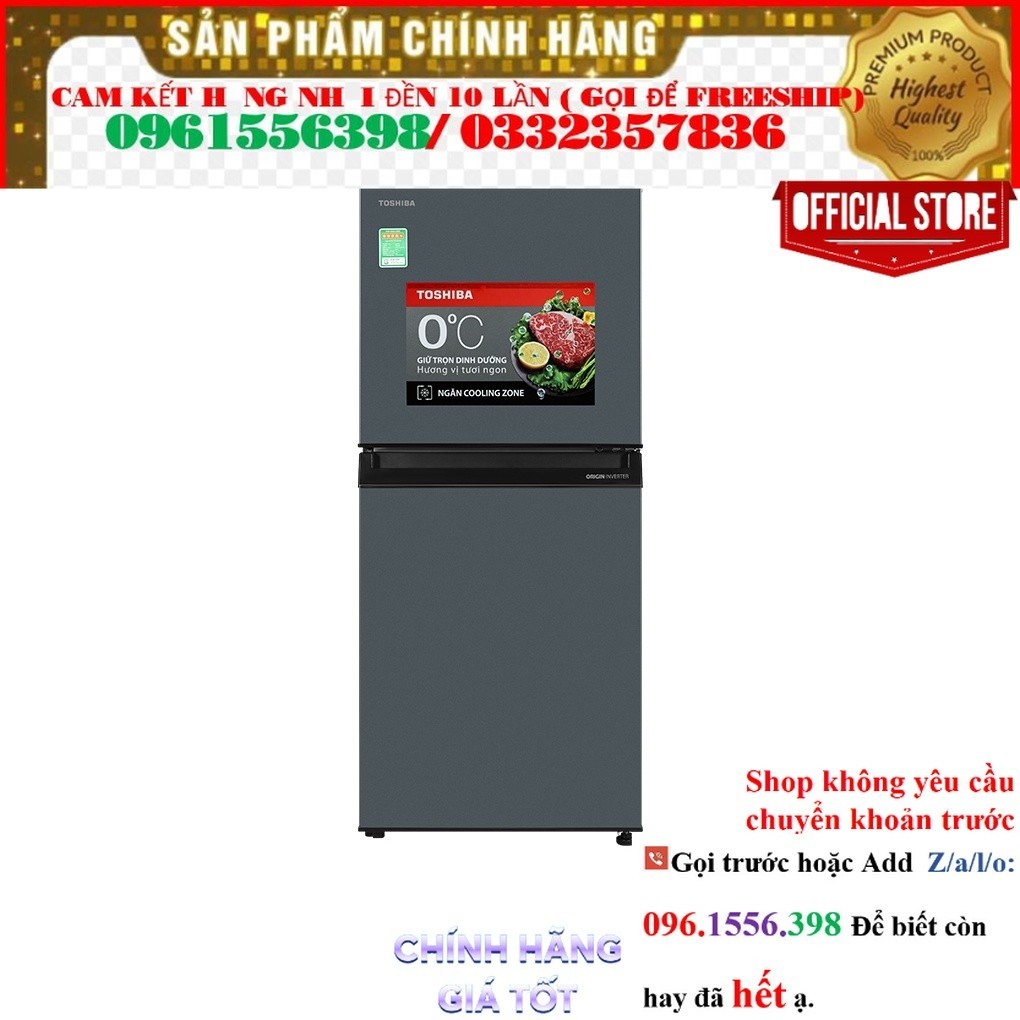 Tủ lạnh Toshiba Inverter 180 lít GR-RT234WE-PMV(52) @Sale