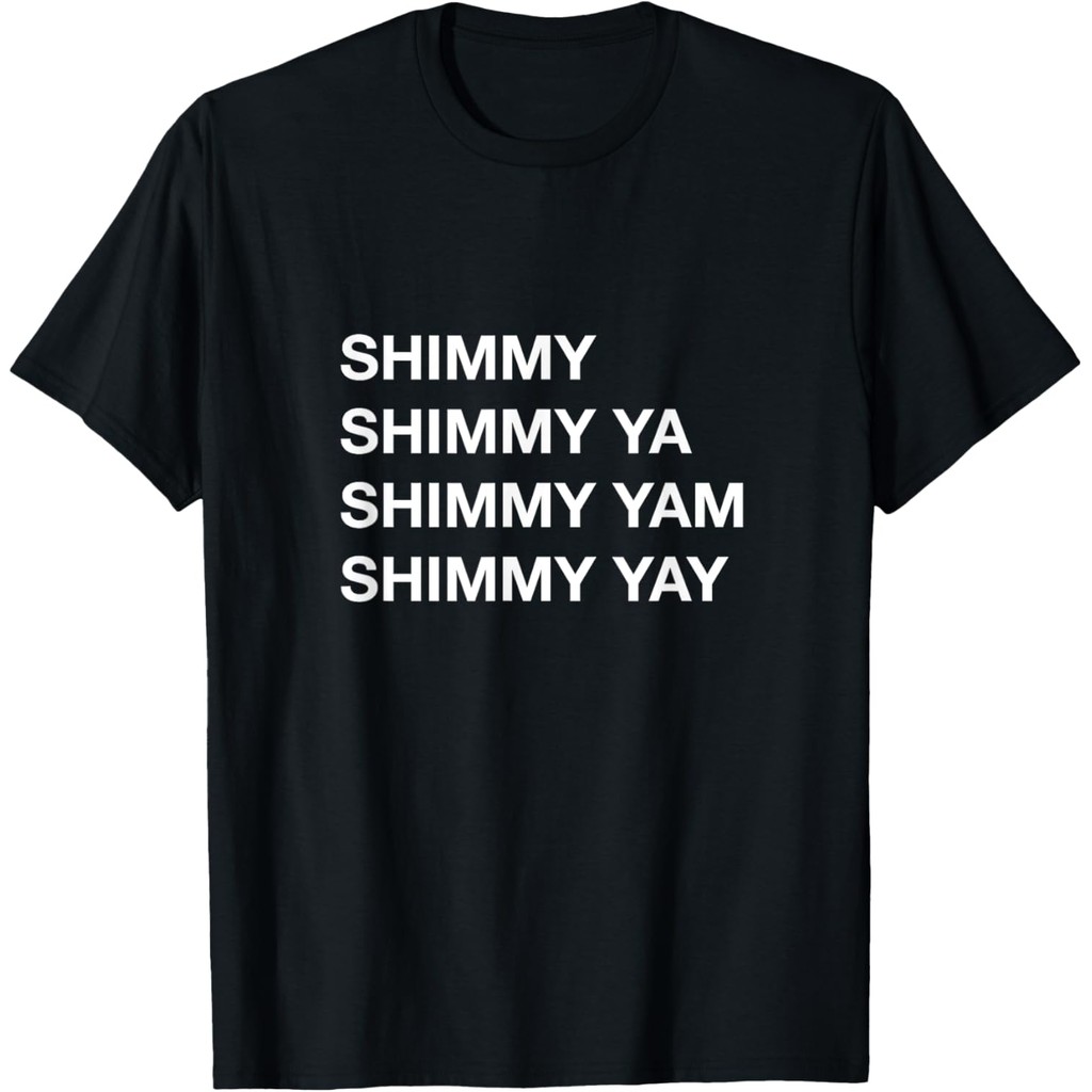 Áo thun cotton nam Shimmy shimmy - Áo thun Hiphop Oldschool Rap Tee thập niên 90 Áo thun âm nhạc Vận