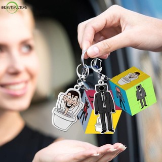 Mới móc khóa hình khối rubik độc đáo