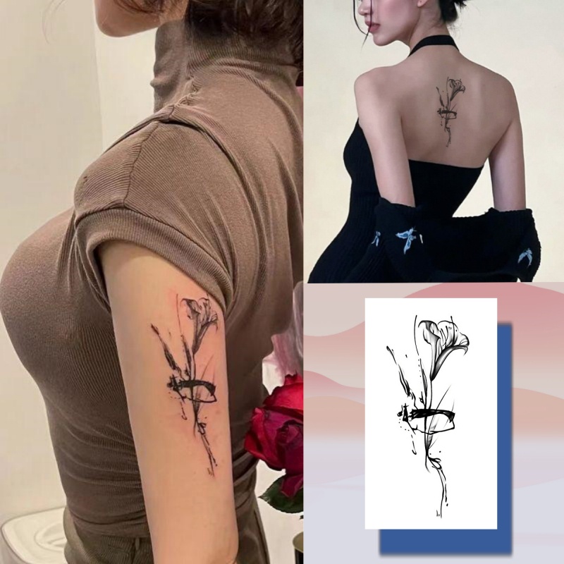 Hình Xăm Dán Tạm Thời Họa Tiết Cô Gái Gợi Cảm Chống Nước Trong 7 Ngày