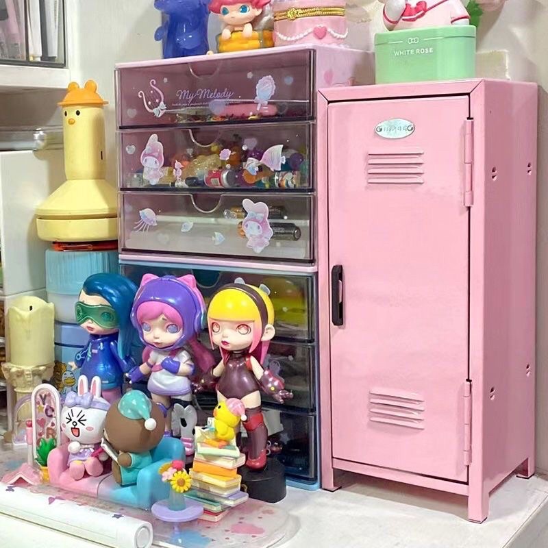 Tủ sắt mini để bàn có khoá nhiều màu - Sapo Decor 169