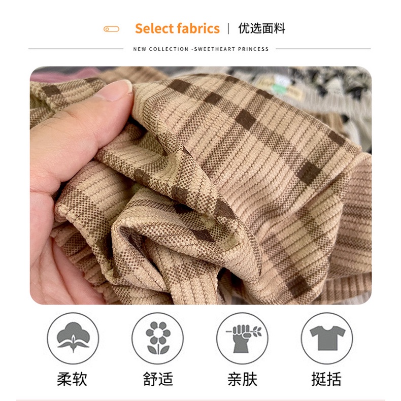 Quần Dài Thể Thao Vải Lông Cừu 70-150cm Phong Cách Hàn Quốc Thời Trang Thu Đông Cho Bé