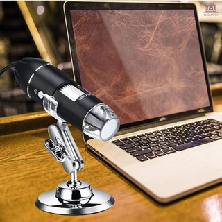 3 In 1 USB & MICRO USB &Type-C Digital Microscope 1600X Magnification Camera 8 LEDs with Stand Compatible with Android Windows/XP Win 7 8 10 Vista Linux Mac Portable Handheld Inspection  Magnifier
