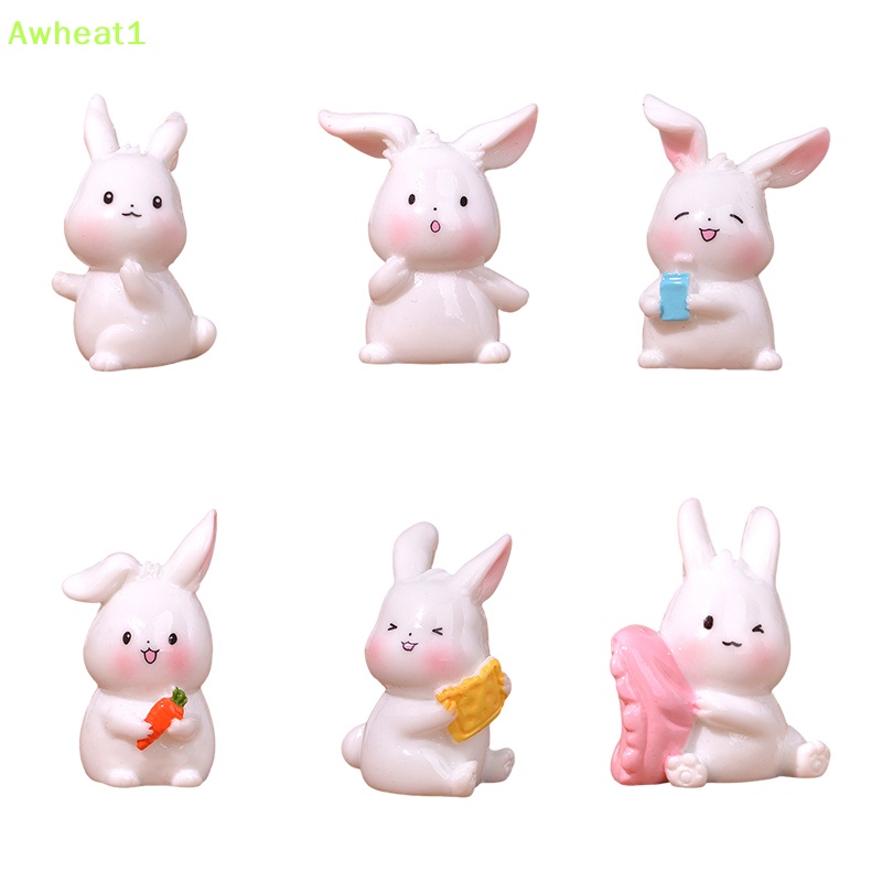 1 Thỏ Cà Rốt mini Trang Trí Tiểu Cảnh / Nhà Búp Bê Mới