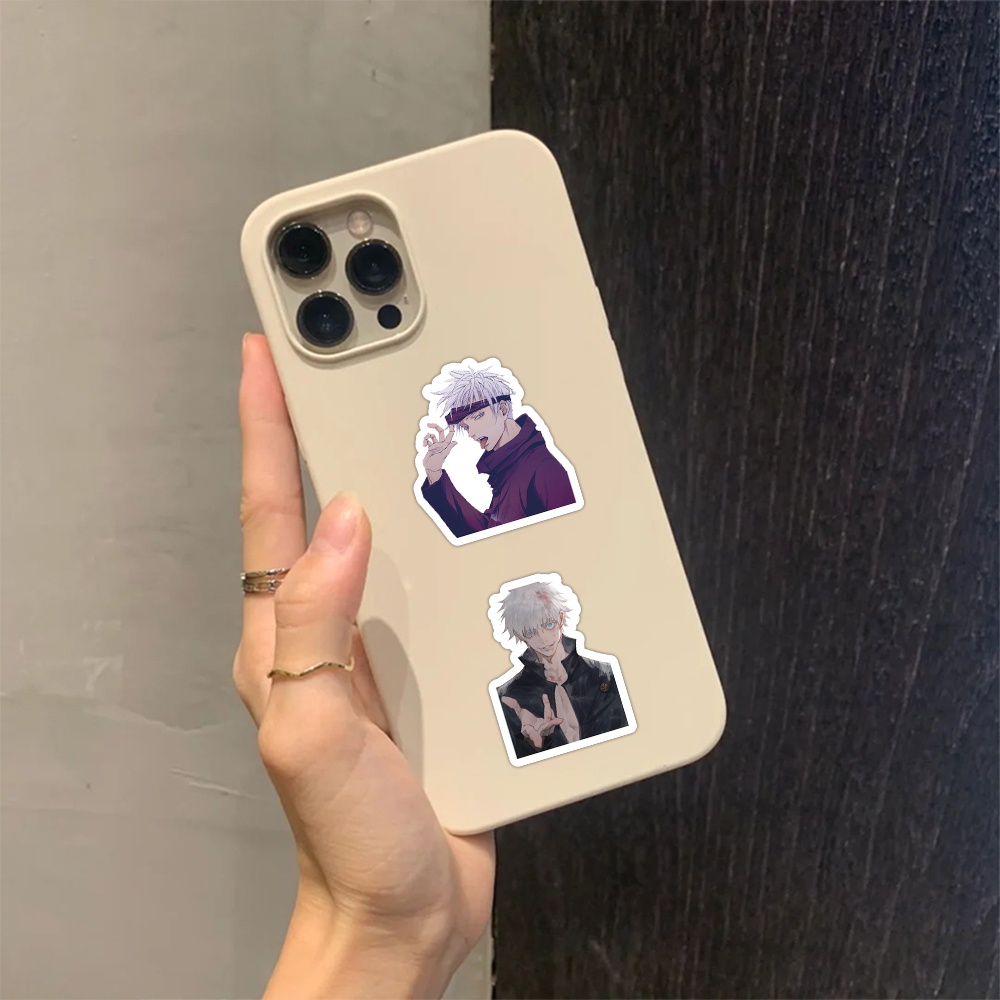 100 Miếng Dán anime jujutsu kaisen satoru gojo Cho Nón Bảo Hiểm Xe Đạp