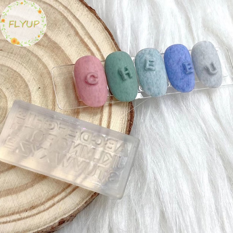 1 Khuôn Silicon In Chữ 3d Trang Trí Móng Tay diy vn