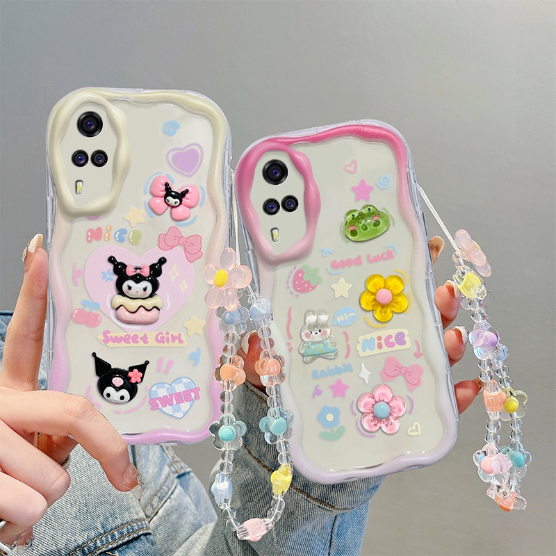 Ốp lưng vivo y53s ốp lưng vivo y51 2020 Ốp Điện Thoại Gắn Búp Bê 3d Xinh Xắn Cho vivo vivo y51 2020 y51a / y53s / y535 / y31 / y33