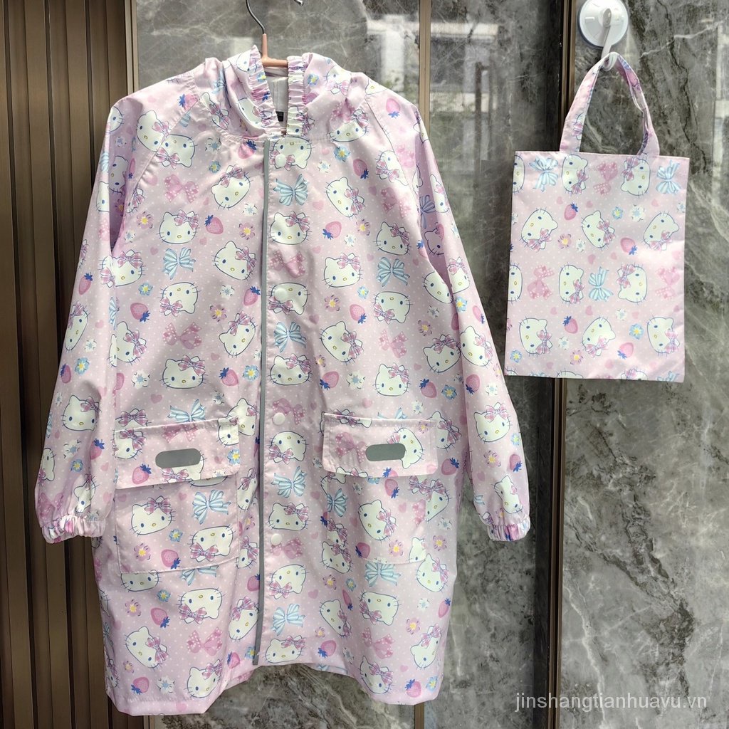 Áo Mưa Mỏng In Họa Tiết Hoạt Hình Nhanh Khô Thời Trang Mùa Hè 2023