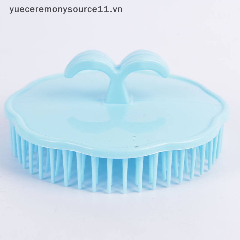 Bàn Chải Gội Đầu Lông Mềm Cán Dài Mát Xa Da Đầu Cho Người Lớn