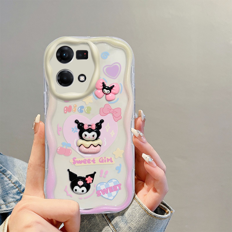 Ốp lưng oppo reno 7 4g ốp lưng oppo reno 8 4g Dễ Thương Ốp Điện Thoại Họa Tiết Búp Bê Hoạt Hình 3d Thời Trang Cho oppo reno 7 4g / reno 8 4g