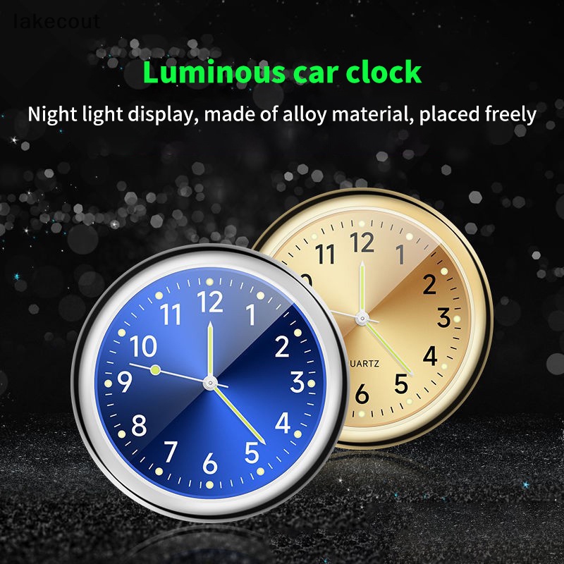 1 Đồng Hồ Điện Tử mini Chống Thấm Nước Cho Xe Hơi / Xe Máy
