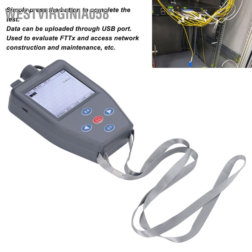 Có thể bán buôn Máy đo phản xạ miền thời gian quang OTDR 4 trong 1 sợi điện VFL Westvirginia058 Hàng giao ngay
