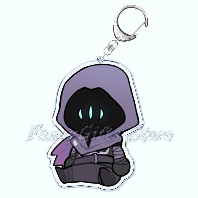 Móc khoá Cute Anime Valorant Chaveiro Cartoon PC Game in 2 mặt rõ nét Acrylic Phụ kiện trang trí