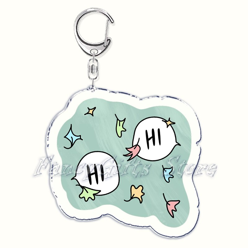 Móc khoá Heartstopper Leaves Acrylic Móc Khóa Cho Túi Mặt Dây Chuyền Manga Phụ Kiện Trang Sức Quà Tặng