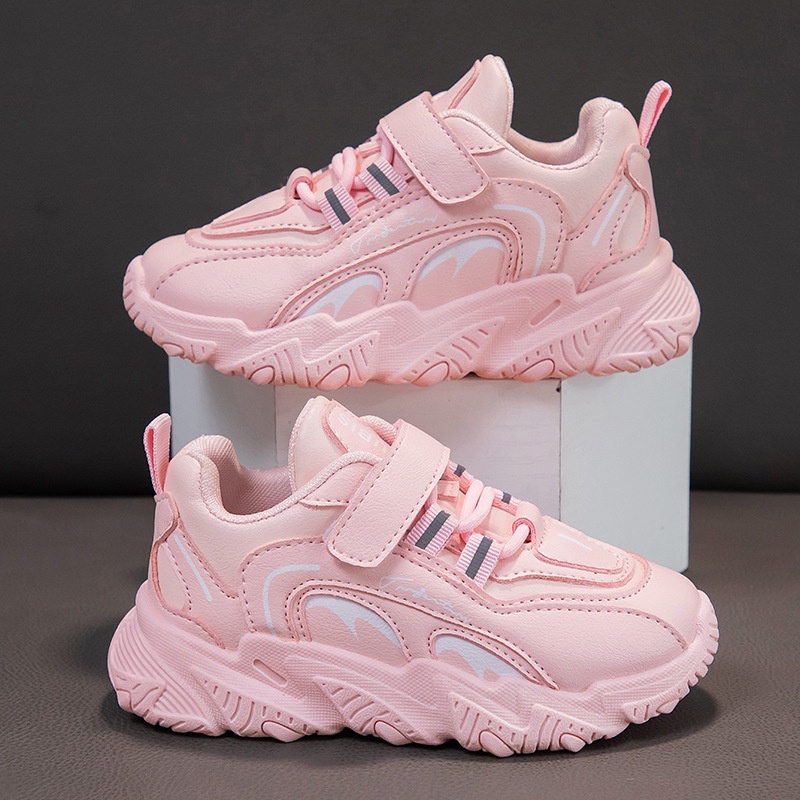 Giày Thể Thao Da Đế Mềm Phong Cách Hàn Quốc Thời Trang Thu Đông 2023 Cho Bé Gái