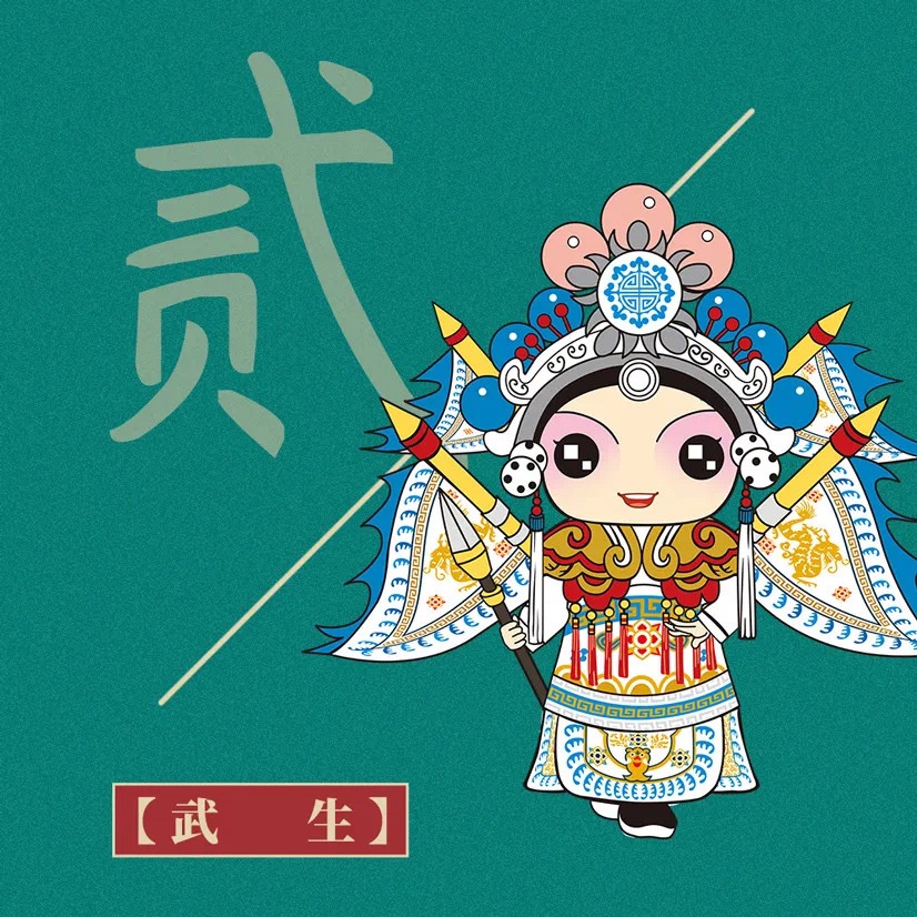 Đồ Chơi Lắp Ráp Búp Bê jie guochao peking opera